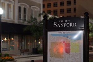 Sanford FL First Street Sign